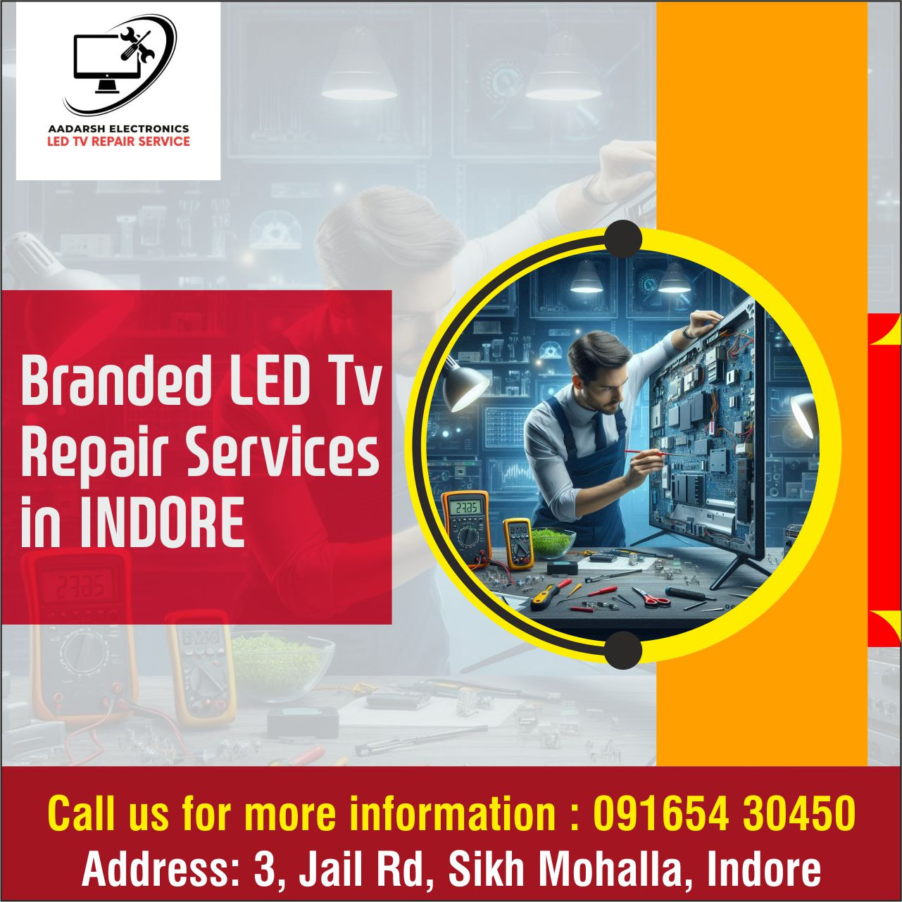 Branded LED TV Repair Services in Indore